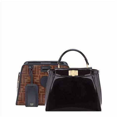 fendi defender bag|fendi black handbags.